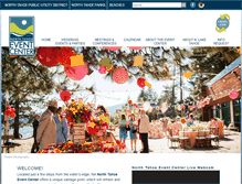 Tablet Screenshot of northtahoeevents.com